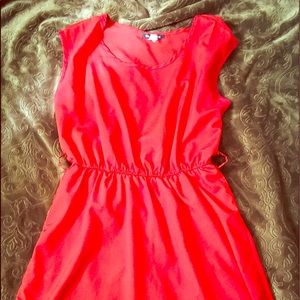 Orange junior’s large dress